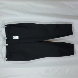 Nine West Women’s Plus Size High-Rise Tapered Slim Ankle Pants ~ Black